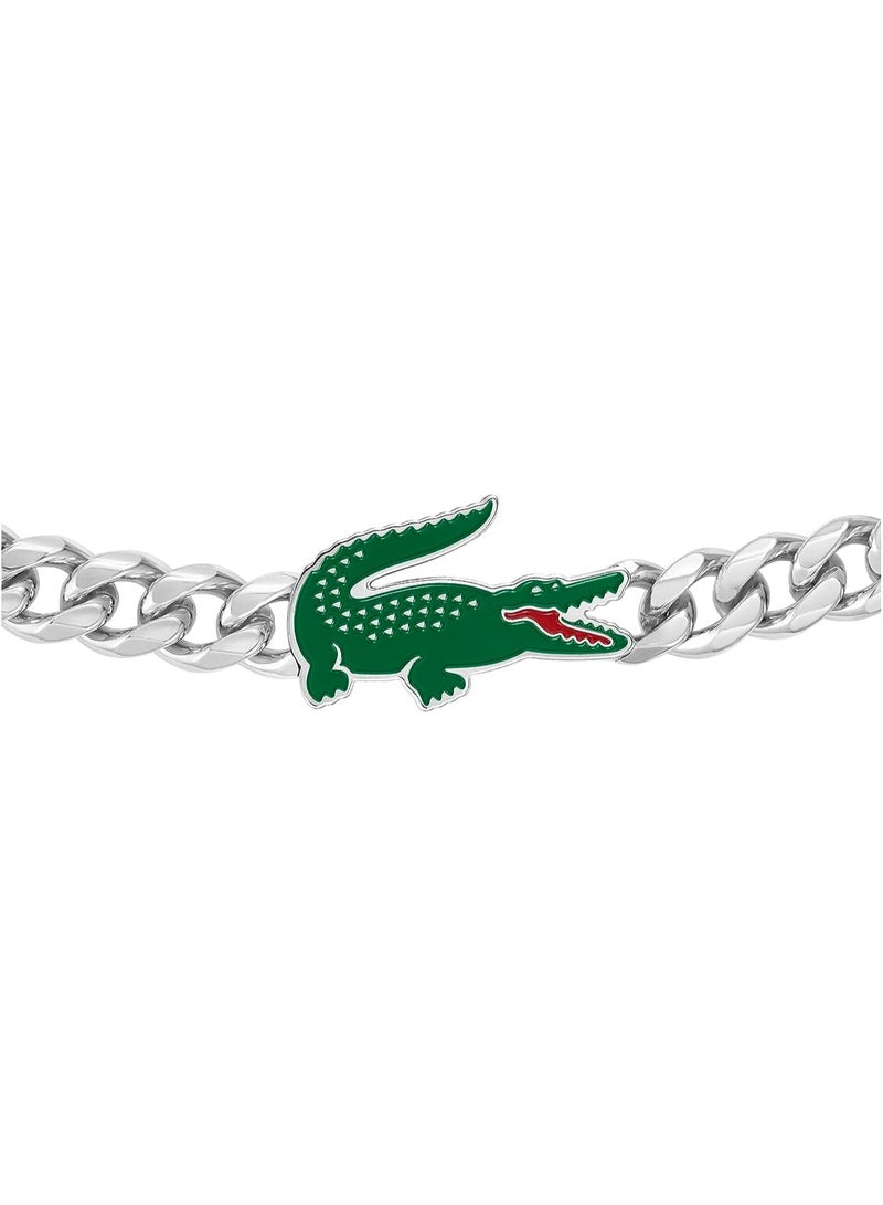 Lacoste Men's Arthor Jewelry Stainless Steel Adjustable Bracelet Fashionable For an Everyday Look - Image 2